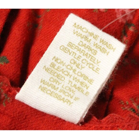 VTG 1998 Baby Gap Dress 2xl 30-33 LBS Red Ric Rac Floral 100% Cotton 2 Pocket - Picture 8 of 8